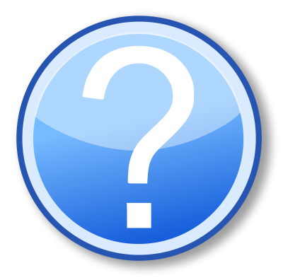 Abstract Blue Circle Question Mark Transparent Background PNG Images