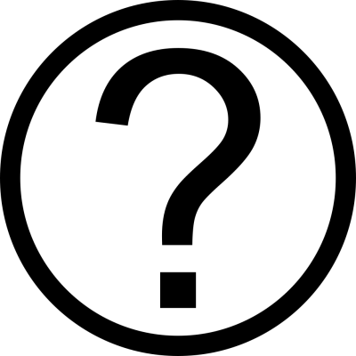 Black Question Mark Transparent Icon PNG Images