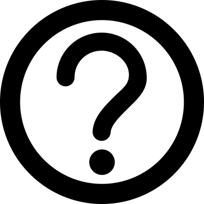 Question Mark In Black Circle Png Icon PNG Images