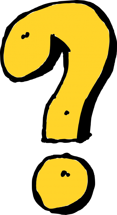 Yellow Comic Question Mark Illustration Transparent Hd PNG Images