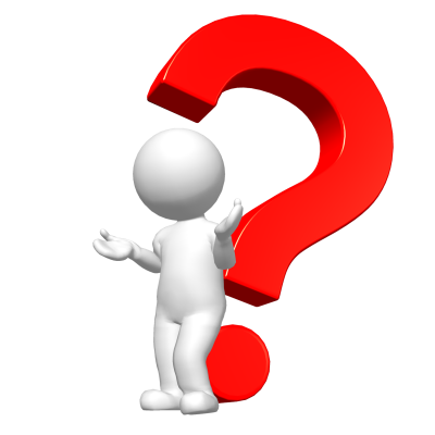 3D Red Question Mark And Man Png PNG Images