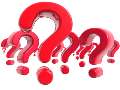 Beautiful Red Questions Png PNG Images