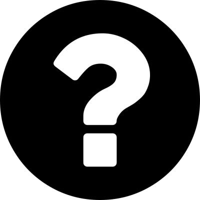 Black Circle Question Mark Icon, Question Png PNG Images
