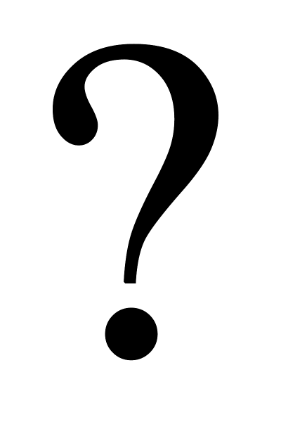 Black Question Mark Png Hd PNG Images