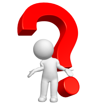 Red Question Mark And 3d Man Graphics Transparent Hd PNG Images