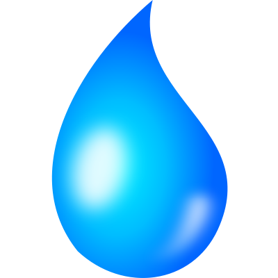 Blue Raindrops Png PNG Images