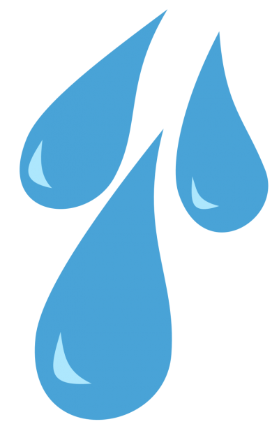 Blue Raindrops Png Clipart PNG Images