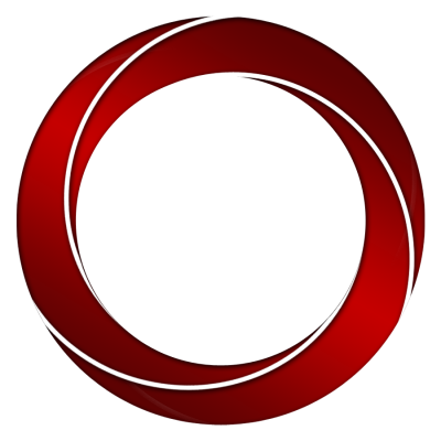 Dark Red Circle Shaped Logo Transparent Free PNG Images
