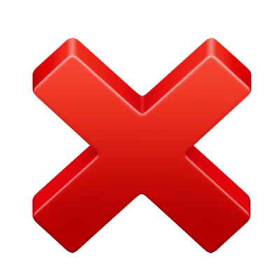 Red X Mark Emoji Graphics Clip Art, Vector PNG Images
