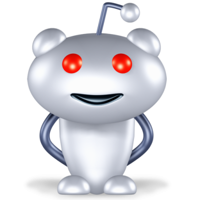 Reddit Metal Social Icons Png PNG Images