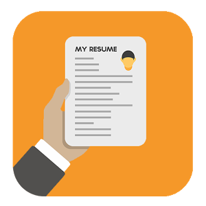 Resume Orange Hd Image PNG Images