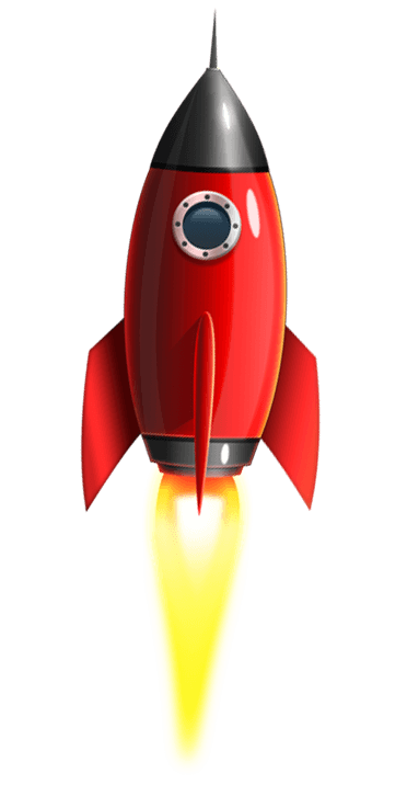Real red rocket transparent png clipart file