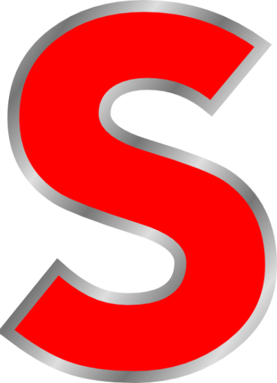 Bold Red Letter S Clipart Hd Images, For Kids, Tutorial, Symbol, Logo PNG Images