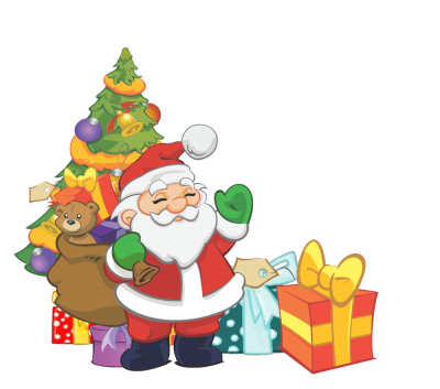 Baby Gifts And Santa Picture Transparent Png, Grift, Kids PNG Images