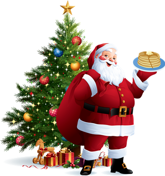 Christmas tree and santa clipart png photo images 