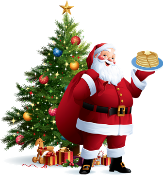 Christmas Tree And Santa Clipart Png Photo PNG Images