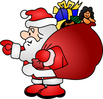 Gift Bearing Santa Transparent Hd Free PNG Images