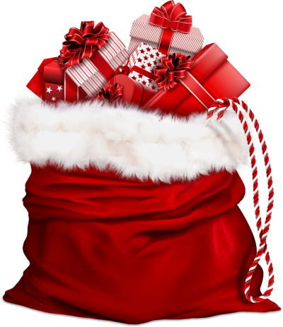 Red grifts, bag, santa free png photos amazing image download