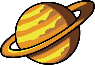 Beautiful Yellow Saturn Transparent Hd PNG Images