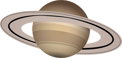 Brown Illustration Saturn Free Png PNG Images