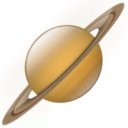 Space, Flat Color Saturn Clipart Png PNG Images