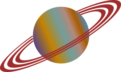Vector Graphic Saturn Planet Free Transparent PNG Images