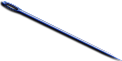Dark blue sewing needle png images download