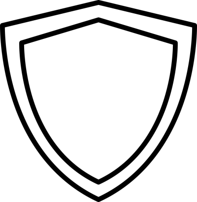 Black Border Shield Vector Png PNG Images