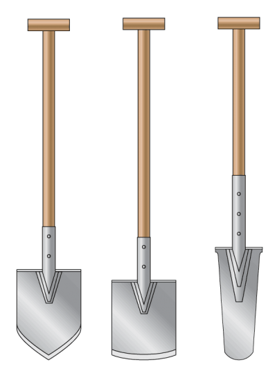 Silver Shovel Clipart Photo PNG Images