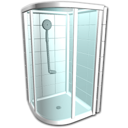 Shower stall icon png bathroom iconset sirea