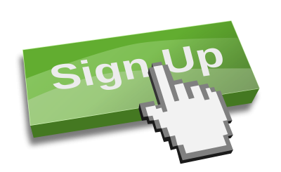 Sign Up Button Transparent Image PNG Images