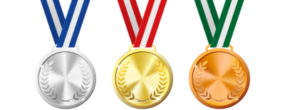 Gold Silver Bronze Medal Pictures PNG Images