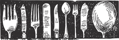 Grunge Silverware Png Picture PNG Images