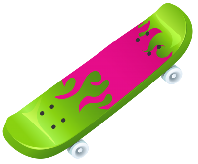 Skateboard Simple PNG Images