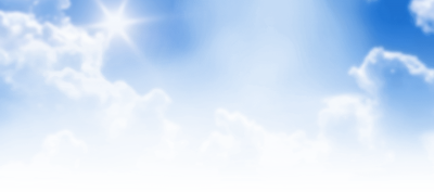 Blurred blue sky images picture, sun,clouds cut out png
