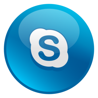 Skype Circle Transparent Background PNG Images