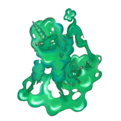 Slime Monster Poodlecorn Image PNG Images