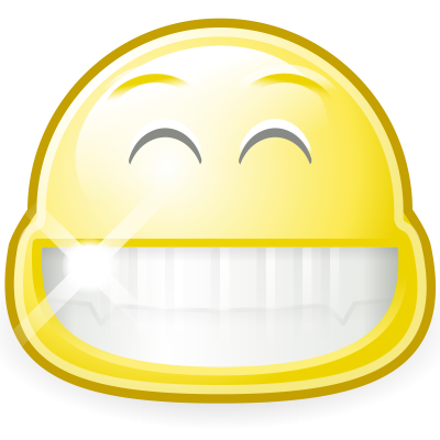 Glowing Teeth, Smile Png Clipart Free, Emoji PNG Images