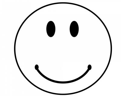 Smiley Face Outline Clip Art Transparent PNG Images