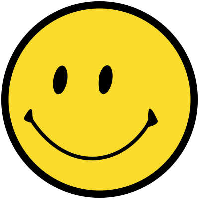 Black Frame Smiley Transparent Png Emoji PNG Images