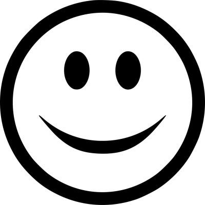 Black Smiley Happy Png icon PNG Images