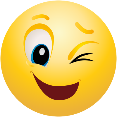 Smiley Face Wink Free Transparent PNG Images