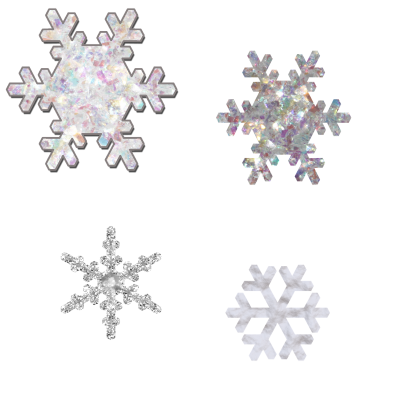 Snowflake Png Transparent With Bright Digital Background Icon PNG Images