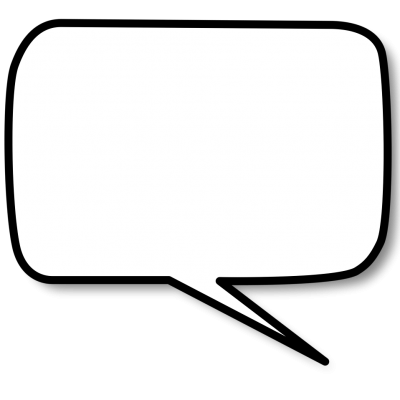 White Speech Bubble Images PNG Images