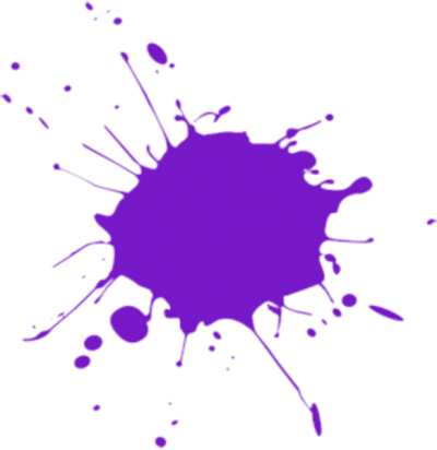Splatter cut out 14 purple psd imagesvector png