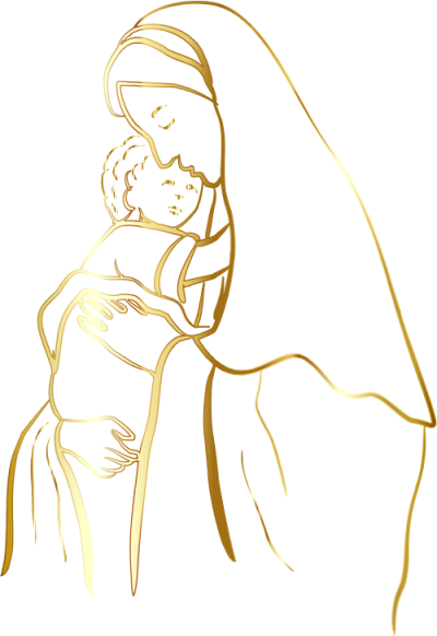 400x582 Descargar St Mary Gratis Png Imagen Transparente Y Clipart - Virgen  María Clipart