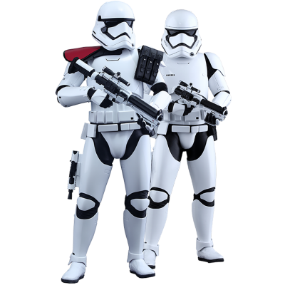 First Order Stormtrooper PNG, Officer And Stormtrooper Twin Set PNG Images