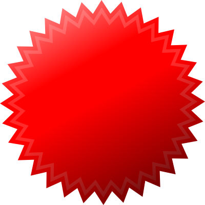 Red Shopping Discount Label Sticker Transparent Background PNG Images