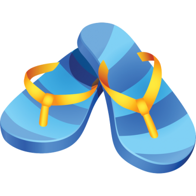 Blue Finger Slipper Summer Png Clipart Free Download PNG Images