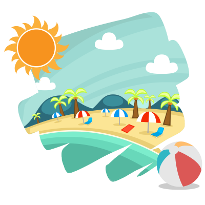 Summer PNG Vector Images with Transparent background - TransparentPNG